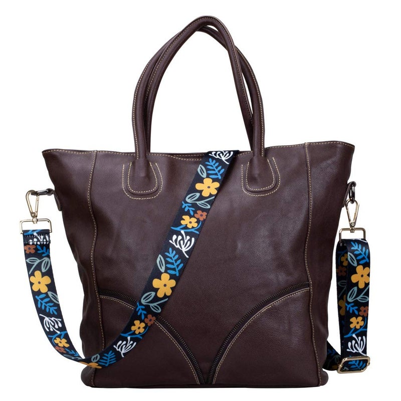 ZANQANO Crossbody Strap for Purses Replacement Adjustable Guitar Multicolor Style Handbag Straps (Flower Y) - Image 3